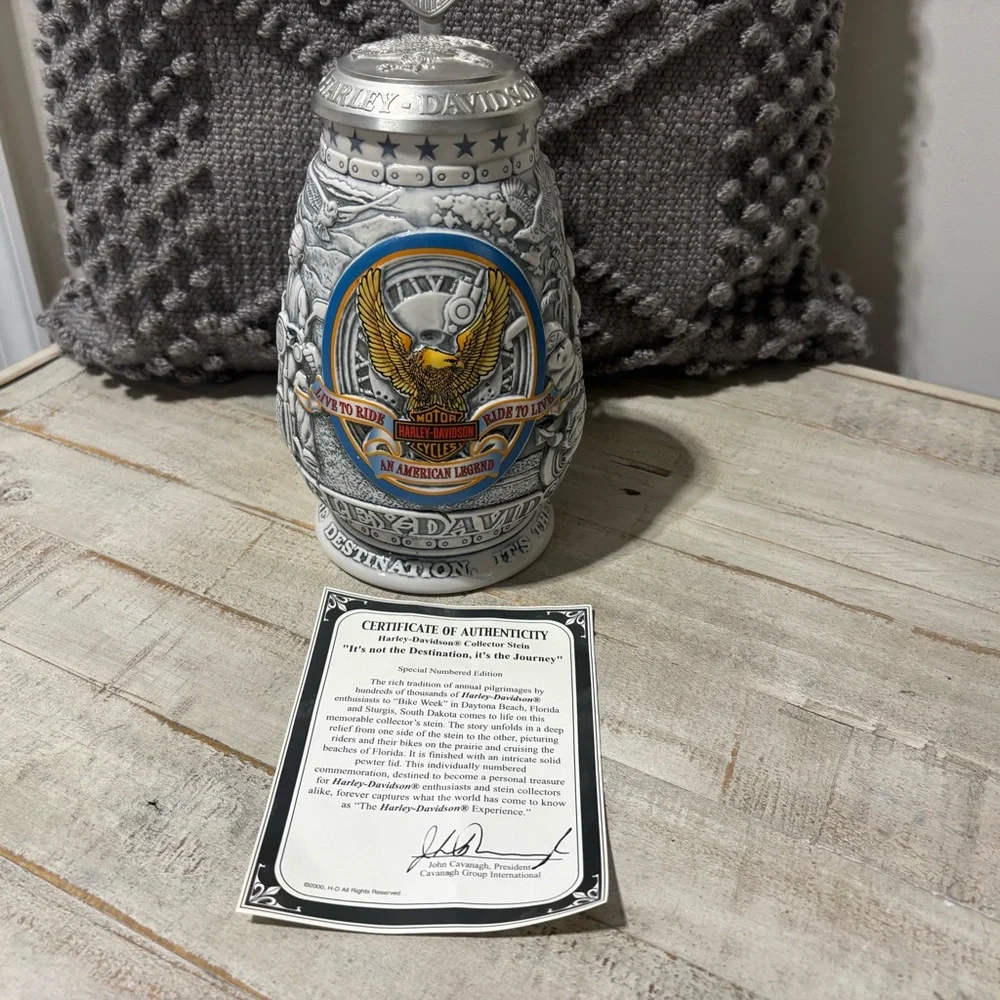 Harley-Davidson Vintage Collector Beer Stein - Picture 2 of 8